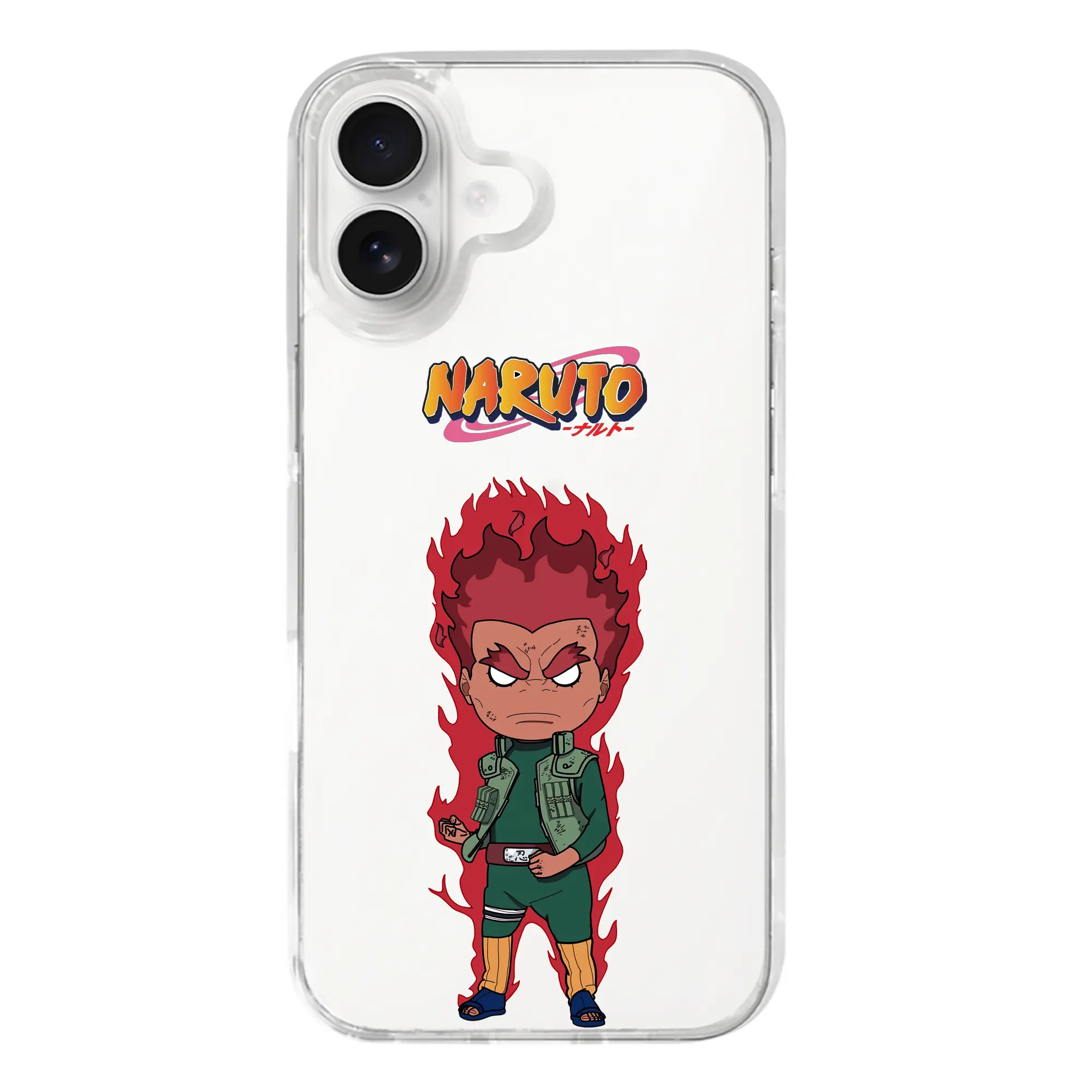 ナルト グッズ マイト・ガイ - iPhone 17シリーズ 透明スマホケース – 薄型・耐衝撃・精密フィット保護カバー